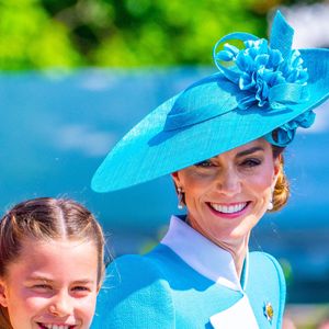 Catherine Princesse de Galles, Princesse Charlotte pendant la cérémonie de la montée des couleurs 2025, marquant l'anniversaire officiel du monarque à Londres. La cérémonie a lieu le 14 juin 2025 à Londres, au Royaume-Uni. Photo by Mischa Schoemaker/ABACAPRESS.COM