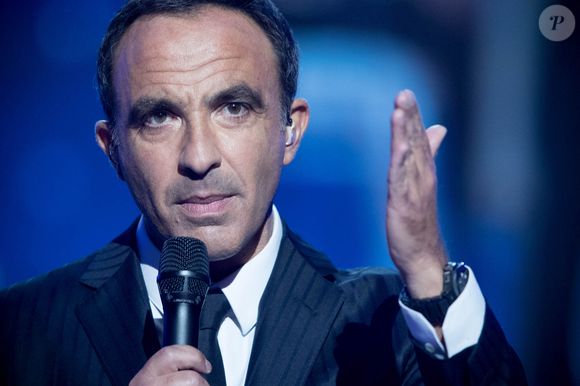 Exclusif - Nikos Aliagas - Emission hommage à "Grégory Lemarchal, 10 ans après l'histoire continue" au Zénith de Paris et retransmis en direct sur TF1 le 7 janvier 2017. © Cyril Moreau/Bestimage
