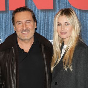 Gilles Lellouche et sa compagne Alizée Guinochet - Avant-première du film "Chien 51" au cinéma le Grand Rex à Paris le 13 octobre 2025. © Coadic Guirec/Bestimage
