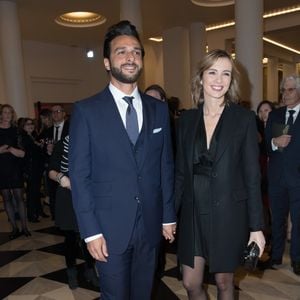 Maxim Nucci et sa compagne Isabelle Ithurburu (enceinte) - Arrivées lors de la 43ème cérémonie des Cesar à la salle Pleyel à Paris, le 2 mars 2018.
© Dominique Jacovides - Olivier Borde / Bestimage