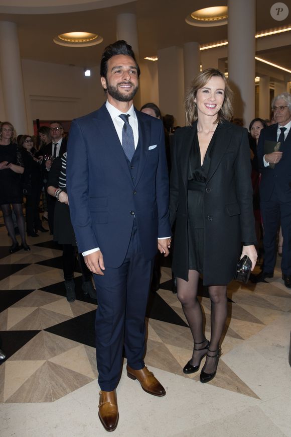 Maxim Nucci et sa compagne Isabelle Ithurburu (enceinte) - Arrivées lors de la 43ème cérémonie des Cesar à la salle Pleyel à Paris, le 2 mars 2018.
© Dominique Jacovides - Olivier Borde / Bestimage