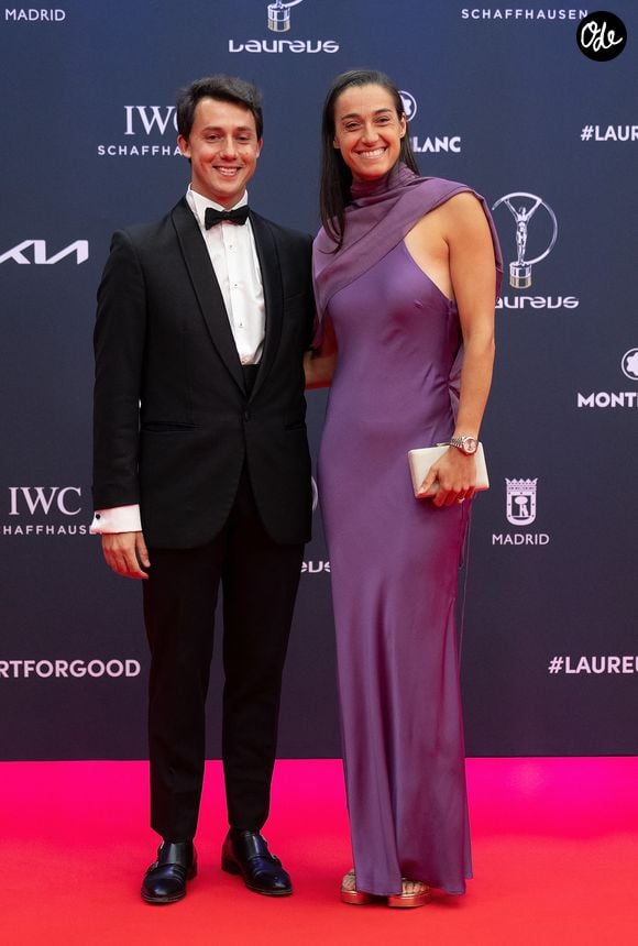 Ce jeudi 6 août, elle a annoncé la nouvelle sur Instagram en partageant plusieurs photos prises à la maternité.

Caroline Garcia et son mari Borja Duran lors de la cérémonie des Laureus World Sports Awards 2025, le 21 avril 2025, à Madrid.

© LALO YASKY / BESTIMAGE