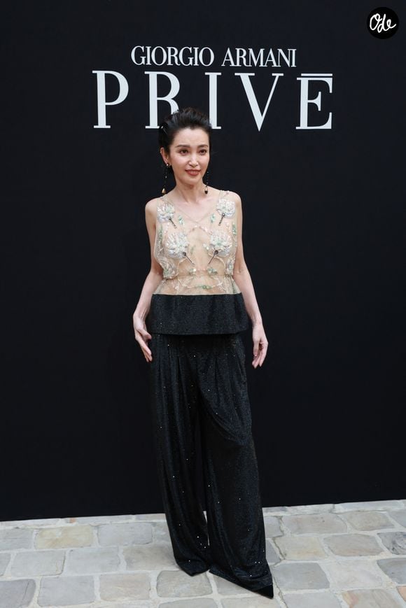 Li Bingbing au défilé Giorgio Armani Privé "Collection Haute Couture Automne/Hiver 2026-2027" lors de la Fashion Week de Paris, le 7 juillet 2026