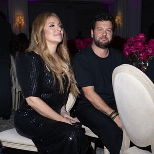 Exclusif - Hélène Ségara et Claudio Capéo - Global Gift Gala Paris à l'hôtel Four Seasons George V à Paris le 8 novembre 2025. © Cyril Moreau/Bestimage