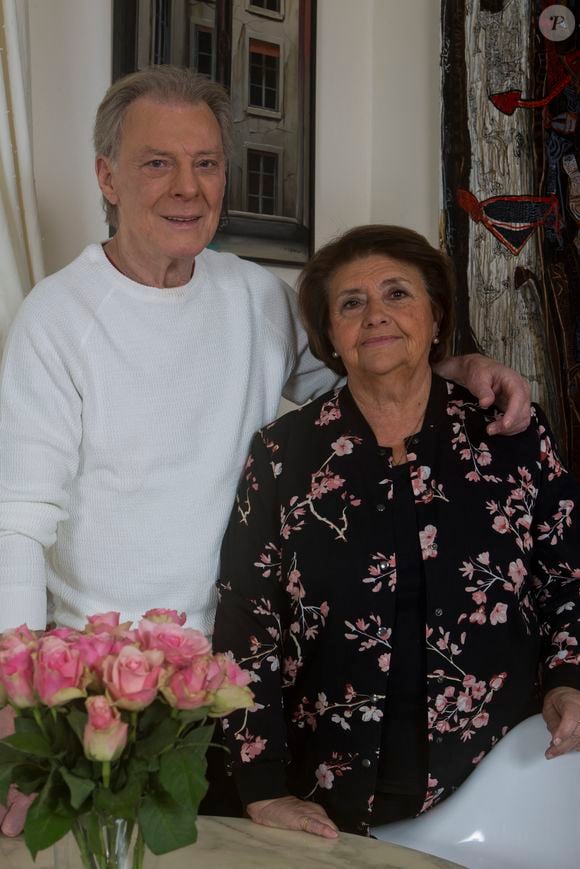 Herbert Leonard et sa femme Cléo chez eux à Barbizon en 2016. © JLPPA / Bestimage