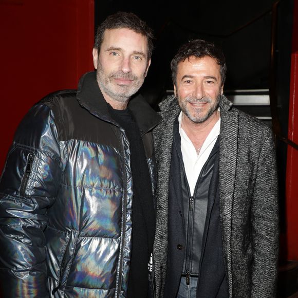 Exclusif - Richard Orlinski et Bernard Montiel - Célébrités assistent au spectacle "Authentique" de Ary Abittan à la Cigale à Paris les 18, 19, 22 et 23 février 2025. © Coadic Guirec/Bestimage