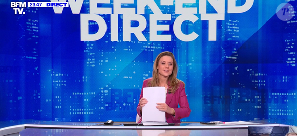 Céline Pitelet fait ses adieux à BFMTV, le 22 décembre 2024