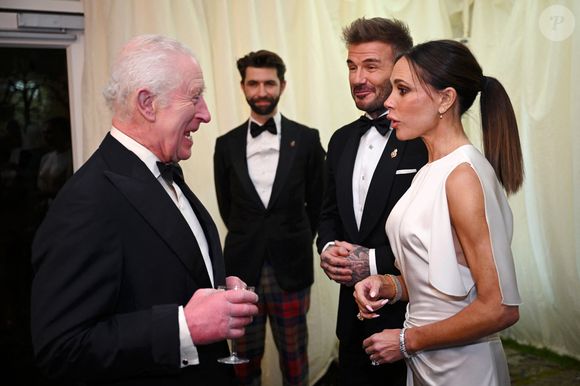 Le roi Charles III d'Angleterre a organisé un dîner Royaume-Uni-Italie pour célébrer le mouvement Slow Food et Slow Fashion à Highgrove le 7 février 2025.

©  Finnbarr Webster/WPA-Pool / Julien Burton via Bestimage