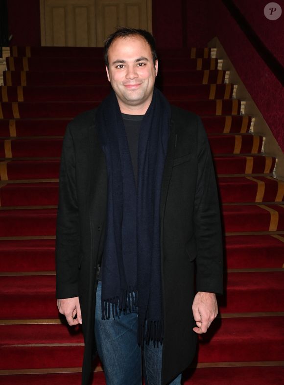 Exclusif - Charles Consigny - 100ème de la pièce "Je préfère qu'on reste ensemble" au Théâtre des Variétés à Paris le 12 janvier 2023. © Coadic Guirec/Bestimage