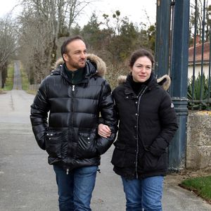Exclusif - Emilie Dequenne et son mari Michel Ferracci sont à l'affiche du film de Vincent Lannoo "A l'intérieur". C'est le premier film où un couple à la ville joue également un couple à l'écran. Angoulême le 12 Mars 2018. Patrick Bernard-Jean-Marc Lhomer/ Bestimage