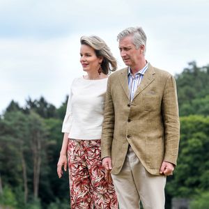 Le roi Philippe et la reine Mathilde de Belgique - La famille Royale de Belgique visite la ville de Villers-la-Ville lors de leurs vacances en Belgique le 24 juin 2018

Photo : ALAIN ROLLAND/ IMAGEBUZZ/ BESTIMAGE