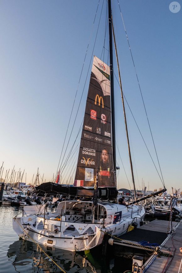 Violette DORANGE (FRA) -DEVENIR , during the 2024-2025 Vendée Globe, 10th edition of the solo non-stop round the world yacht race, on November 1st to 3rd 2024 in Les Sables-d'Olonne, France