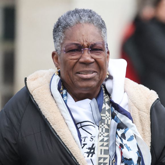 Firmine Richard - Obsèques d'Isabelle Mergault à la Coupole du Père-Lachaise à Paris le 30 mars 2026. © Cyril Moreau - Dominique Jacovides / Bestimage