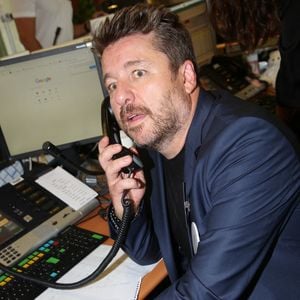 Bruno Guillon participant à la 15e journée caritative d'Aurel BGC pour honorer la mémoire des 658 employés de BGC tués au WTC le 11 septembre 2001, qui s'est tenue au siège d'Aurel BGC, rue Richelieu à Paris, France, le 11 septembre 2019. Photo by Jerome Domine/ABACAPRESS.COM