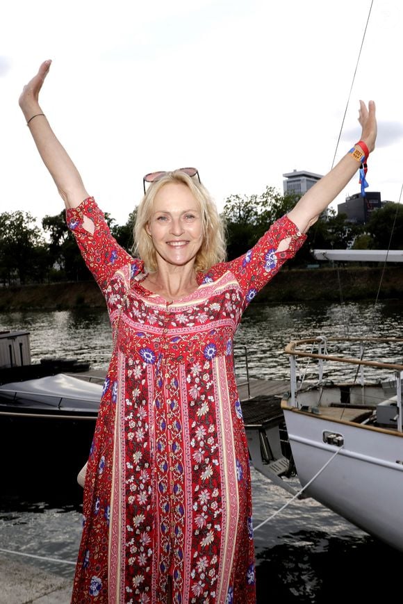 Alexandra  Vandernoot lors du 9ème Trophée de la Pétanque gastronomique au Port Yacht Marina à Paris, le 29 juin 2023. 
© Cédric Perrin / Bestimage