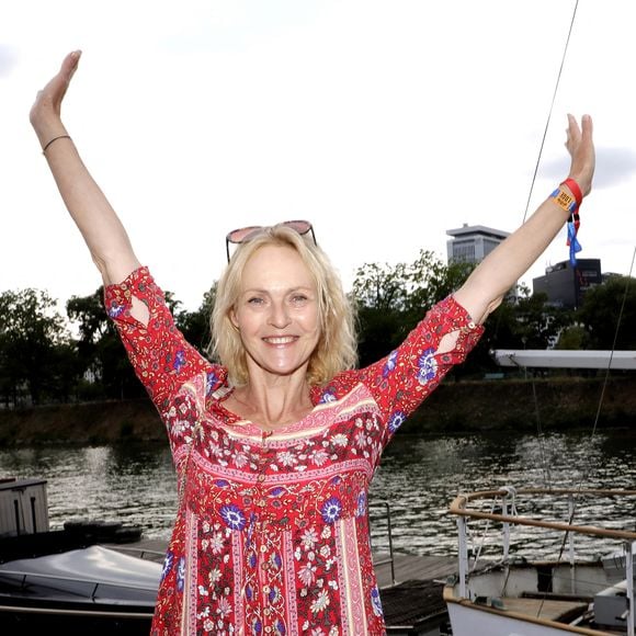 Alexandra  Vandernoot lors du 9ème Trophée de la Pétanque gastronomique au Port Yacht Marina à Paris, le 29 juin 2023. 
© Cédric Perrin / Bestimage