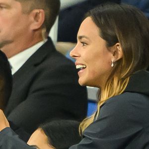 Marine Lorphelin assiste au match de quart de finale de la Coupe du monde de rugby 2023 entre l'Irlande et la Nouvelle-Zélande au Stade de France à Sain-Denis, en banlieue parisienne, France. Photo by Laurent Zabulon/ABACAPRESS.COM