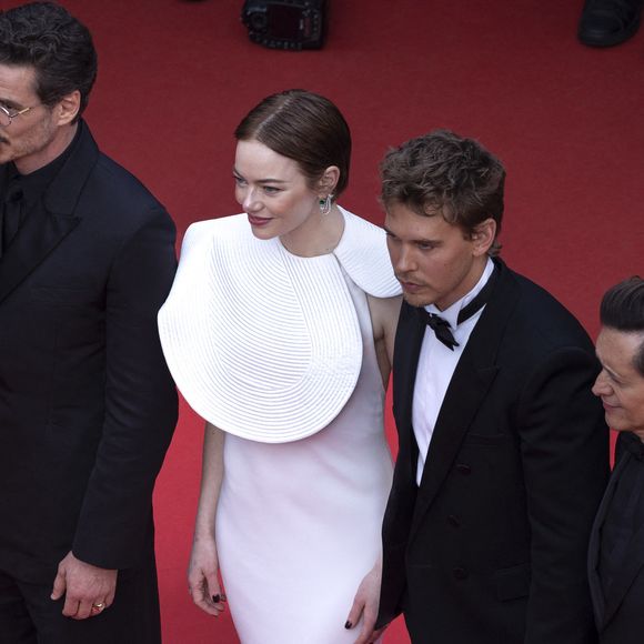 Pedro Pascal, Emma Stone, Austin Butler, Clifton Collins Jr. - Montée des marches du film « Eddington » lors du 78ème Festival International du Film de Cannes, au Palais des Festivals à Cannes. Le 16 mai 2025
© Olivier Borde / Bestimage