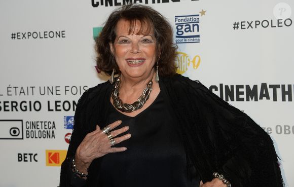 Claudia Cardinale - Vernissage de l'exposition "Sergio Leone" à la cinémathèque de Paris le 8 octobre 2018. 
Photo : Veeren/Bestimage