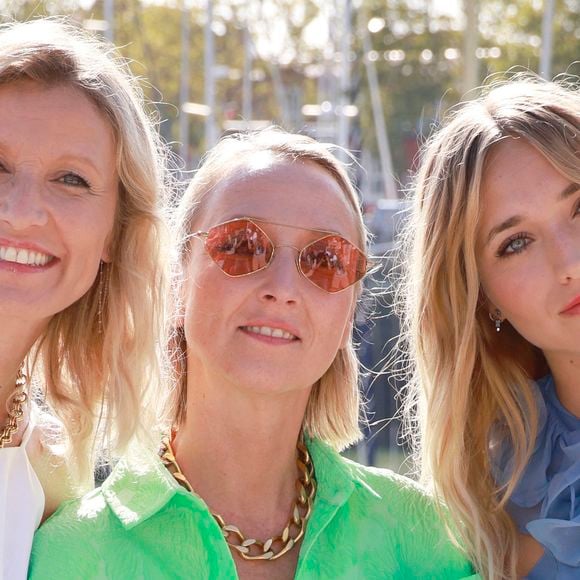 Alexandra Lamy, Audrey Lamy, Chloé Jouannet lors de la 25e édition du Festival de la fiction télé de La Rochelle mercredi 13 septembre 2023 / Christophe Aubert via Bestimage