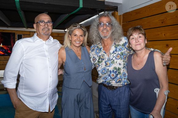 Exclusif - Ali Bentenah et sa femme, Caroline Margeridon et Djamel Bentenah - Mariage de Djamel Bentenah (acheteur dans l'émission Affaire Conclue) avec Severine Bauw à la mairie de Colombes le 21 juin 2025.