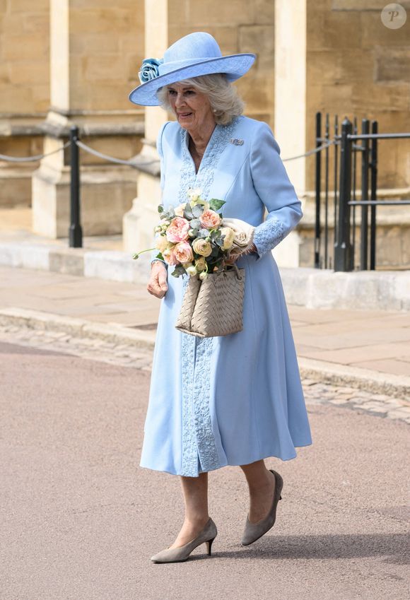 La Reine Camilla lors de la messe de Pâques à la chapelle St George au château de Windsor le 20 avril 2025

Le crédit photo doit être libellé comme suit : Doug Peters/Doug Peters : Doug Peters/Doug Peters. Numéro de référence unique : 79806238 ...