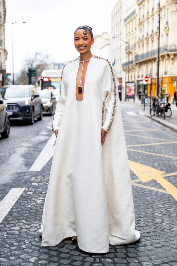 Flora Coquerel - Arrivées au défilé Stéphane Rolland salle Pleyel Collection Haute Couture Printemps/Eté 2025 lors de la Fashion Week de Paris (PFW), France, le 28 janvier 2025. © Pierre Perusseau/Bestimage