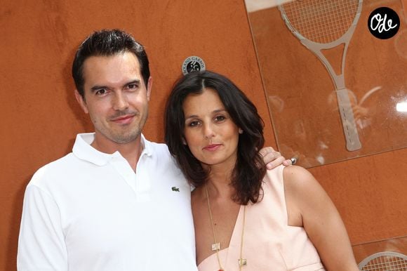 Faustine Bollaert et Maxime Chattam -  Roland Garros 2012
©RINDOFF-MOREAU / BESTIMAGE