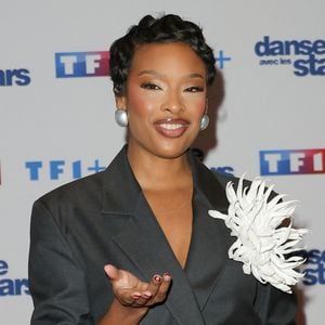 Angélique Angarni-Filopon (Miss France 2025) - Photocall de lancement de la saison 2026 de "Danse avec les stars" (DALS) au siège de TF1 à Boulogne-Billancourt le 18 décembre 2025. © Coadic Guirec/Bestimage