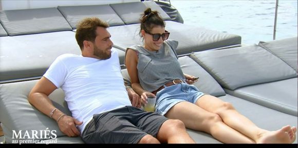 Jauffrey et Cyndie dans l'épisode de "Mariés au premier regard 2022", sur M6.

Photo : M6
