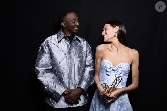Exclusif - Charlotte Cardin (artiste féminine de l'année), Ahmed Sylla - Salle de presse de la cérémonie des 41èmes Victoires de la Musique à la Seine Musicale à Boulogne-Billancourt le 13 février 2026.

© Jacovides / Moreau / Bestimage