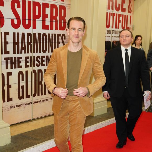 James Van Der Beek - Les célébrités assistent à la générale de la comédie musicale "Girl From The North Country" au théâtre Belasco à New York, le 5 mars 2020. Photo : STARMAX / BESTIMAGE