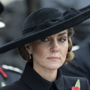 Kate Middleton, princesse de Galles, lors de la cérémonie du souvenir organisée par la Royal British Legion au National Memorial Arboretum dans le Staffordshire le 11 novembre 2025. Photo par GOFF  / BESTIMAGE