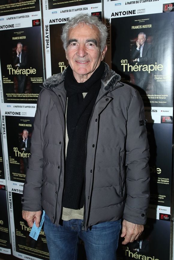 Exclusif - Raymond Domenech - Générale de la Pièce « En thérapie » au Théâtre Antoine à Paris, France, le 21 Janvier 2026. 

© Bertrand Rindoff / Bestimage