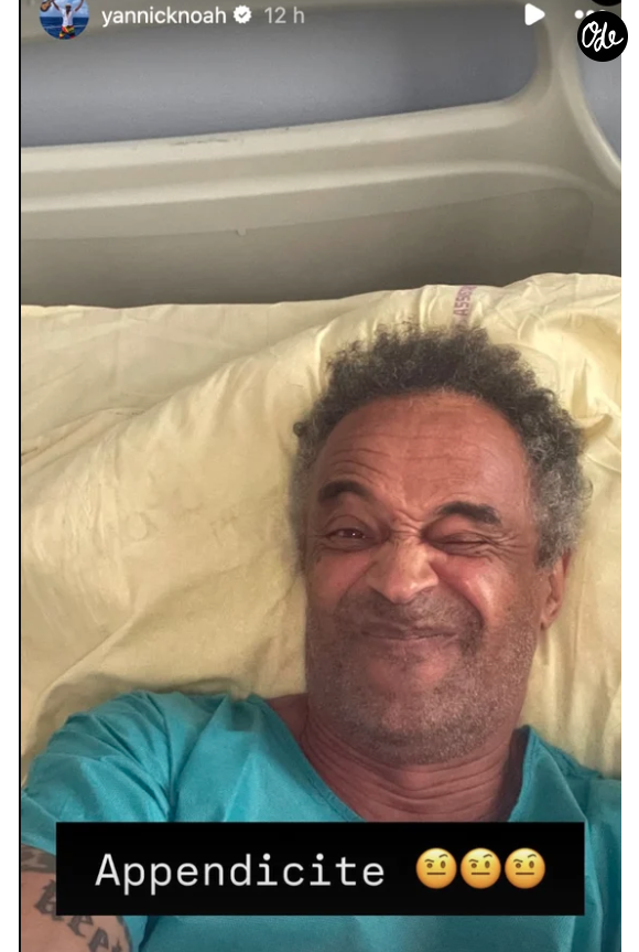 Le chanteur de 66 ans a révélé sur son compte Instagram avoir subi une opération pour une crise d'appendicite

Yannick Noah, Instagram