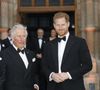 Leur rencontre a été très brève, 55 minutes au total.

Le prince Charles, prince de Galles, le prince Harry, duc de Sussex, à la première de la série Netflix "Our Planet" au Musée d'Histoires Naturelles à Londres. © Backgrid UK/ Bestimage