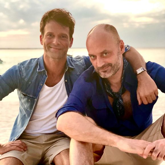 Augustin Trapenard avec son compagnon Numa Privat sur Instagram