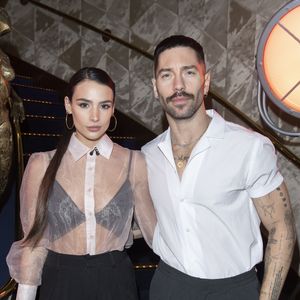 Jade Leboeuf (la fille de l’ex-footballeur F.Leboeuf) et son mari Stéphane Rodrigues lors de la soirée de la grande finale du concours Top Model International au Lido à Paris, France, le 19 janvir 2020. © Pierre Perusseau/Bestimage