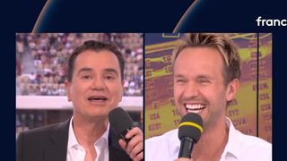 "Il est trop beau" : voisin et parrain du fils de Cyril Féraud, Laurent Luyat ne cache pas sa fierté en parlant de son filleul