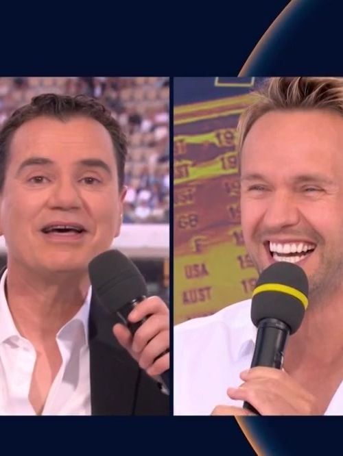 "Il est trop beau" : voisin et parrain du fils de Cyril Féraud, Laurent Luyat ne cache pas sa fierté en parlant de son filleul