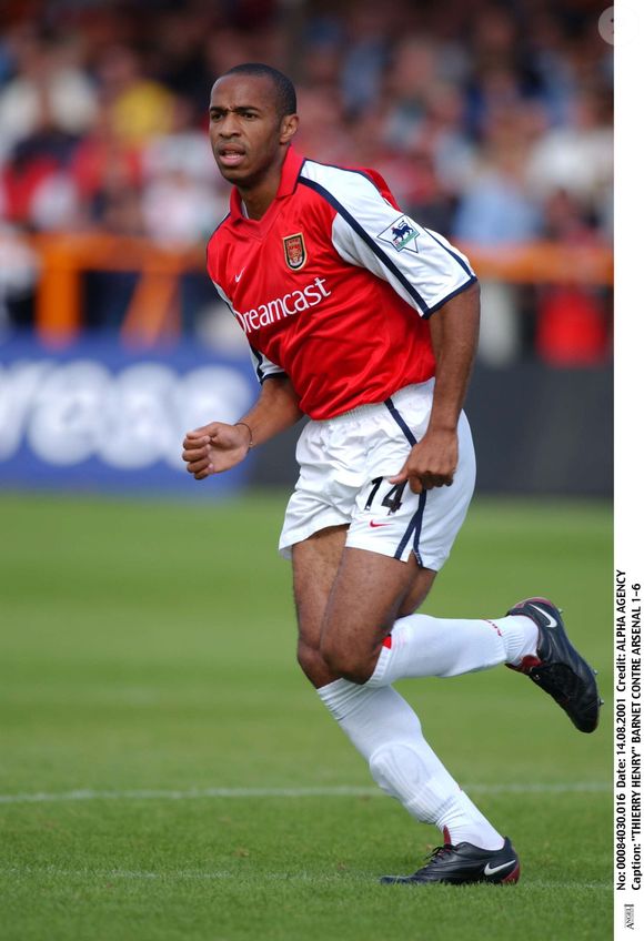 Thierry Henry contre Arsenal. 

©BestImage