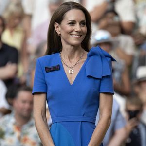 Catherine (Kate) Middleton, princesse de Galles - Personnalités à la finale homme du tournoi de tennis de Wimbledon, le 13 juillet 2025 @Julien Burton / Bestimage