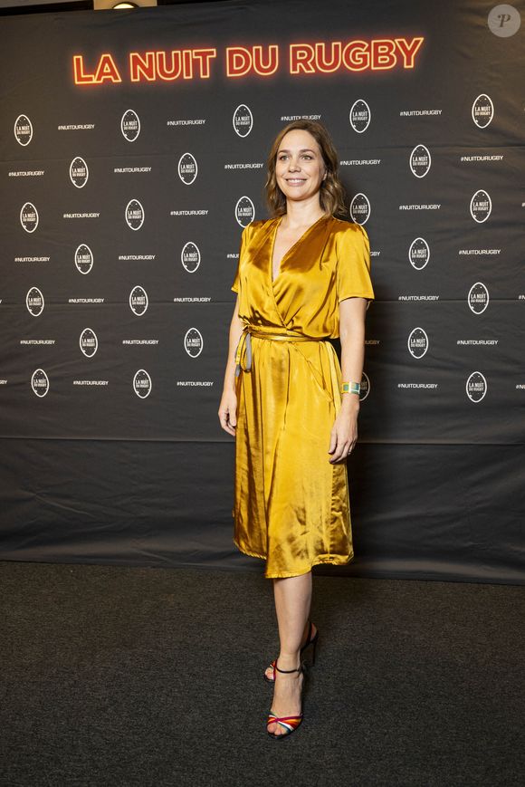 Nathalie Péchalat - Soirée de la 19ème édition de la Nuit du Rugby à l'Olympia, Paris le 20 novembre 2023.La Nuit du rugby est une cérémonie organisée chaque année depuis 2004 sous l'égide de la Ligue nationale de rugby en collaboration avec Provale et TECH XV, pour récompenser les acteurs du rugby professionnel français qui se sont distingués lors des championnats de France de rugby Top 14 et Pro D2.  © Pierre Perusseau/Bestimage
