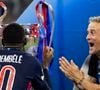 Et pourrait ainsi se contenter de se laisser porter par les événements
Le PSG remporte la Ligue Des Champions 2025, pour la première fois de son histoire, face à l'Inter Milan (5-0) à l'Allianz Arena de Munich
© Cyril Moreau/Bestimage