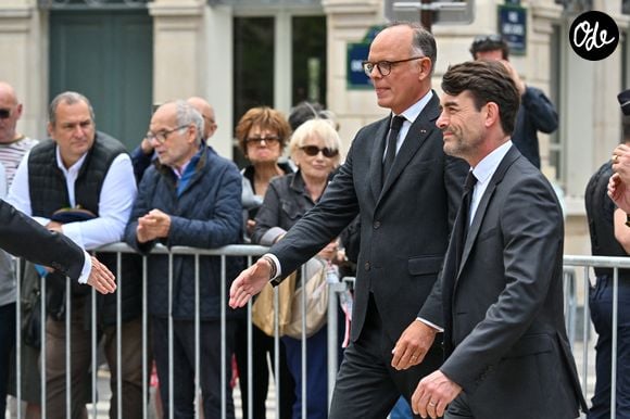 Edouard Philippe aux funérailles de B. Chirac à la basilique Sainte-Clotilde à Paris (7e) le 12 juin 2026. L’ancienne première dame de France est décédée le 5 juin 2026 à l’âge de 93 ans. 
© Jacovides / Liewig / Bestimage