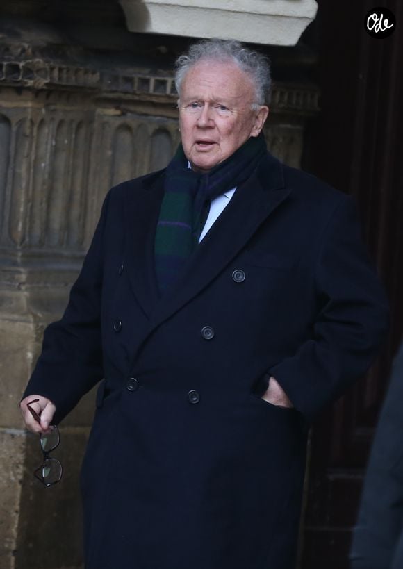 Philippe Bouvard lors de la cérémonie religieuse à la mémoire de Jacques Chancel, en l'église Saint-Germain-des-Prés, à Paris, le 6 janvier 2015.

JACOVIDES-MOREAU / BESTIMAGE