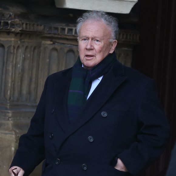 Philippe Bouvard lors de la cérémonie religieuse à la mémoire de Jacques Chancel, en l'église Saint-Germain-des-Prés, à Paris, le 6 janvier 2015.

JACOVIDES-MOREAU / BESTIMAGE
