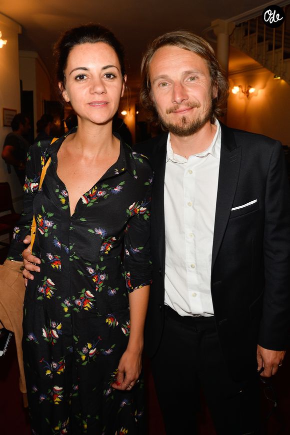 Lorànt Deutsch et Marie-Julie Baup - Invités et People lors de l'enregistrement de l'émission "On se refait Palmade" au Théâtre de Paris, qui sera diffusée le 16 juin sur France 3, le 22 mai 2017. ©Bestimage