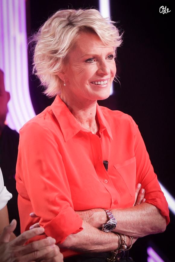 Sophie Davant sur le plateau de l’émission "TPMP" ("Touche Pas à Mon Poste") présentée en direct par C.Hanouna et diffusée sur C8 - Paris le 07/09/2023.

© Jack Tribeca / Bestimage