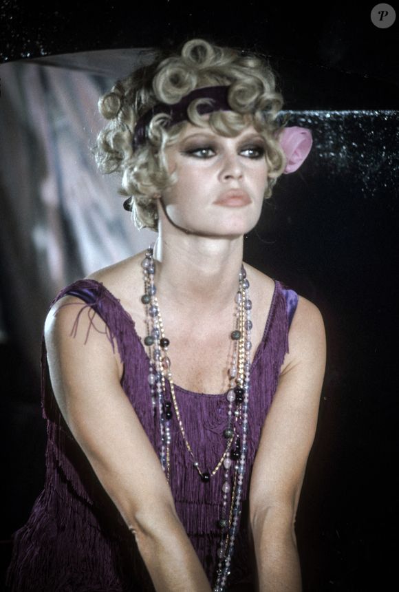Brigitte Bardot sur le plateau de tournage du clip Everybody Loves My Baby en 1968. Photo by APS-Medias/ABACAPRESS.COM